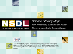Science Literacy Maps John Weatherley, Sharon Clark