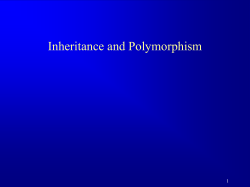 Chapter 9: Objects and Classes