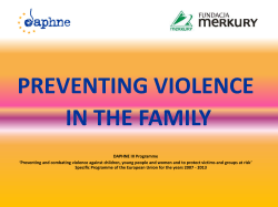 preventing violence in the family