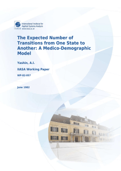 The Expected Number of Transitions from One State to Another: A