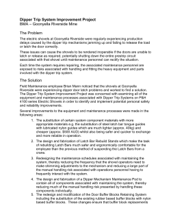 Dipper Trip System Improvement Project
