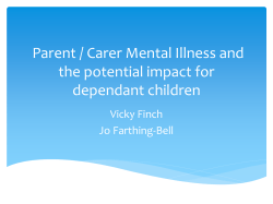 Mental Illness Training Presentation