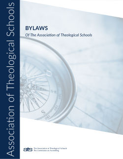 Bylaws of The Association of Theological Schools