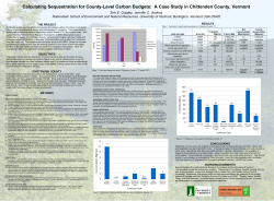 Calculating Sequestration for County
