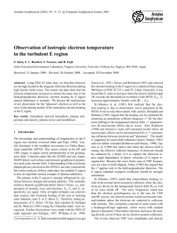 Observation of isotropic electron temperature in the turbulent E region