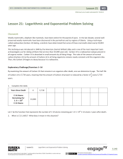 Precalculus Module 3, Topic C, Lesson 21: Student