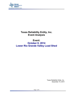 2014-10-08 Valley Load Shed Event Analysis.doc