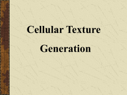 Cellular textures