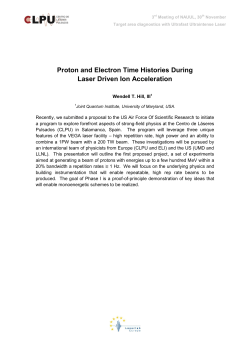 Proton and Electron Time Histories During Laser Driven Ion
