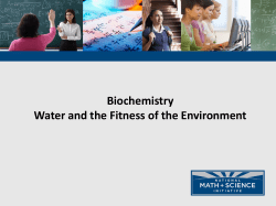 02 AP Bio Water and the Fitness of the