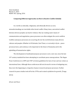 El Salvador - Chapultepec Peace Accord