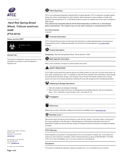Hard Red Spring Bread Wheat, Triticum aestivum, G208 (PTA4214)