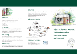 Lochbuie Larder - Old Post Office Lochbuie