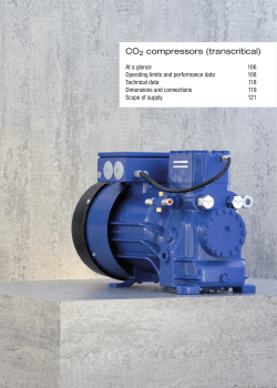 CO2 compressors (transcritical)