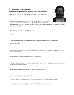 A Letter to His Former Master