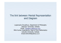 The link between Mental Representation and Diagram