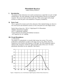 Photodiode Receiver