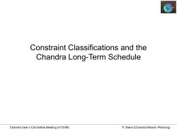Phase Constraint - Chandra X