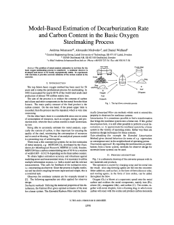 Model-based estimation of decarburization rate and carbon