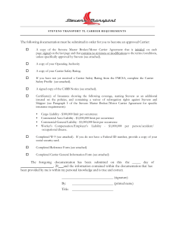 New Carrier Contract