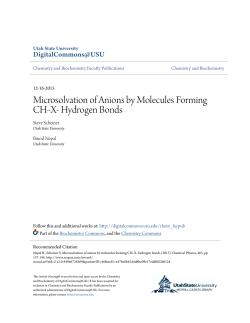 Microsolvation of Anions by Molecules Forming CH∙∙X