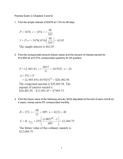 Practice Exam 2 Solution