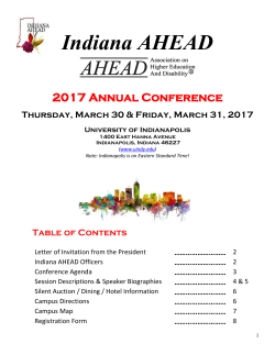 Spring 2017 Conference Registration Brochure (click to download)