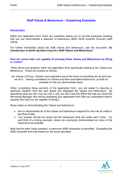 Explaining Examples - North Ayrshire Council