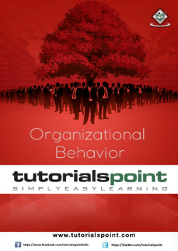 Organizational Behavior Tutorial (PDF