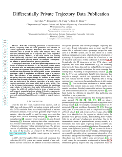 Differentially Private Trajectory Data Publication