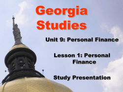 Unit 9 Lesson 1 &ndash; Personal Finance-vqs4zb