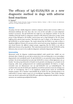 IgG-ELISA/IEA - Utrecht University Repository