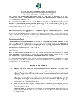 5 Common Plants THAT CAN Help You Lose Weight FAST