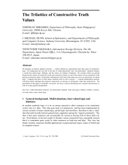 The Trilattice of Constructive Truth Values