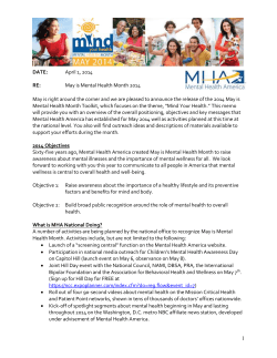 Mental Health Month - Mental Health America
