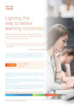 Case Study: Miami-Dade County Public Schools