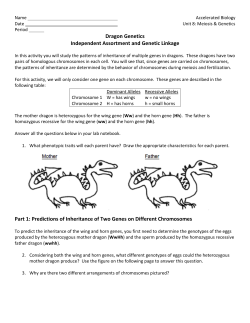 Procedure to Test Inheritance of Two Genes on