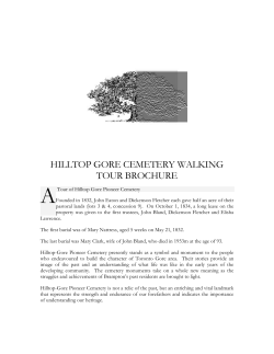 Tour of Hilltop Gore Pioneer Cemetery