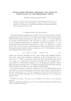 Inequalities between Dirichlet and Neumann eigenvalues on the