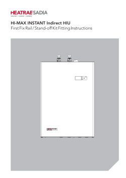 HI-MAX INSTANT Indirect HIU First Fix Rail / Stand