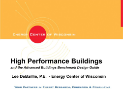 High Performance Buildings and the Advanced Buildings