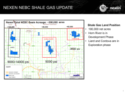 nexen nebc shale gas update