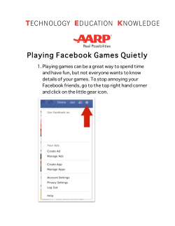 Playing Facebook Games Quietly - AARP