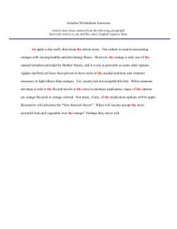 Articles Worksheet Answers An apple a day really does keep the