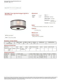 MC236RB: Three Light Small Halogen Light Kit in Roman Bronze