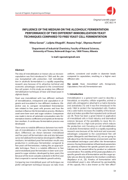 influence of the medium on the alcoholic fermentation performance