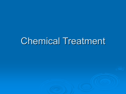 Chemical Report - Hickory Hills Lake