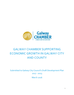 galway chamber supporting economic growth in galway city and