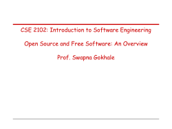 Open Source Software  - UCONN School of Engineering