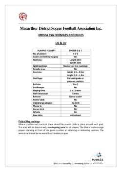 On behalf of the Macarthur District Soccer Football Association